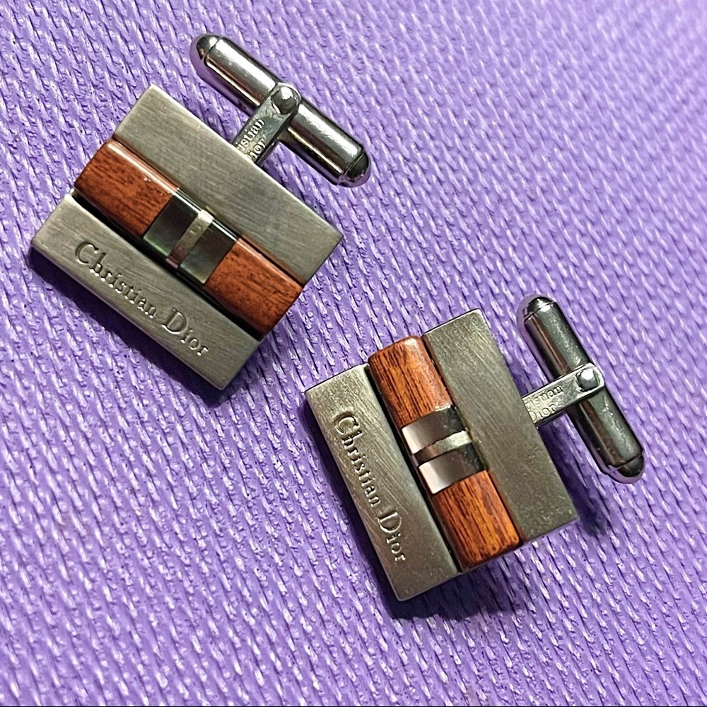Christian Dior Cufflinks & Tie Clip